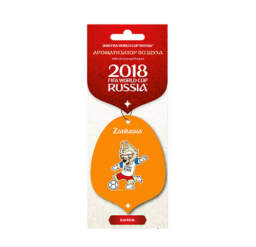 

Ароматизатор подвесной картонный "FIFA-2018" Забивака ваниль (AURAMI) ZBV18-04, FIFA-2018
