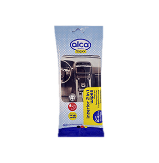 

Салфетки влажные для пластика Alca MAXX 25шт