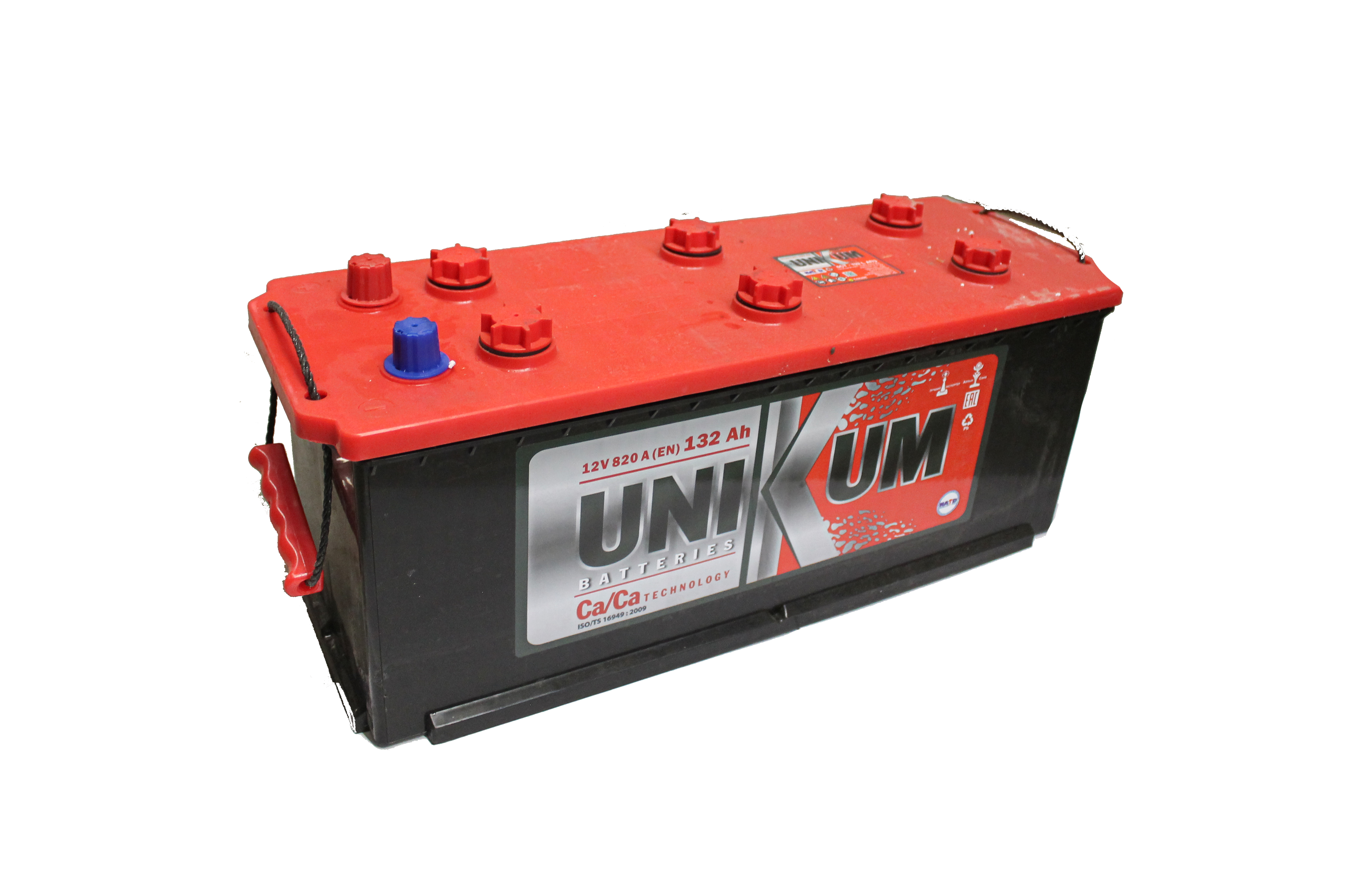 

Аккумулятор UNIKUM 132Ah/820 лев.+ конус (залитый) /513x182x240/
