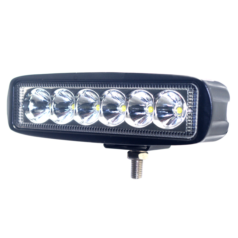 

Фара светодиодная (прямоугольная) 18W 158х50х43,5 свет 90° 6LED 9-32V ближний свет