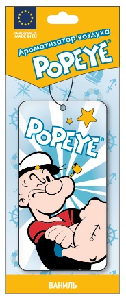 

Ароматизатор подвесной картонный "Popeye" Ваниль AURAMI