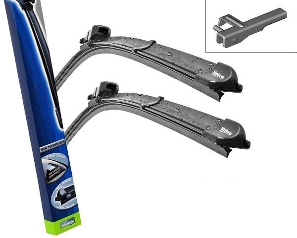 

Щетки стеклоочистителя, комплект Valeo 600/600мм бескаркасная 574491