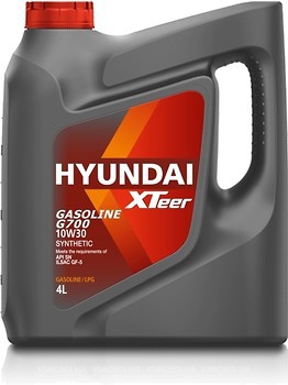 

Моторное масло Hyundai XTeer Gasoline G700 10W30 синтетическое 4л