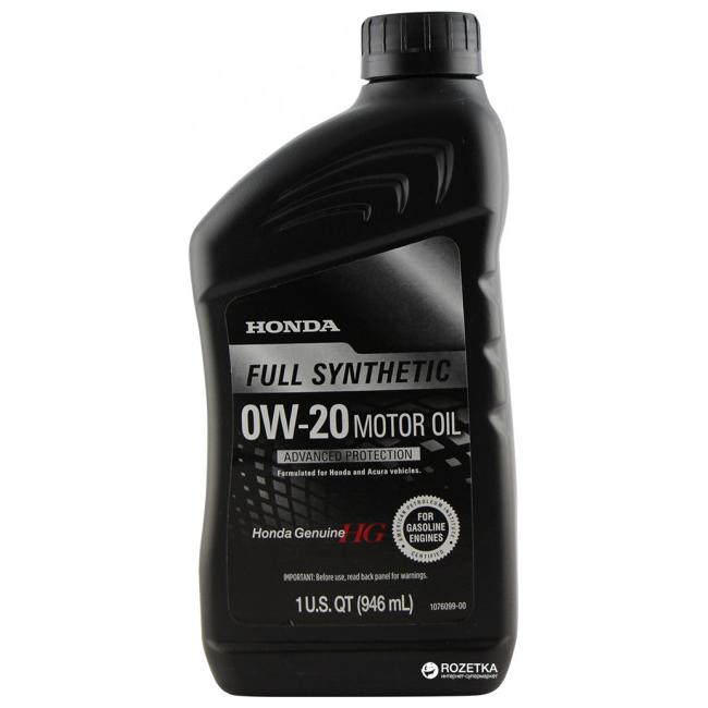 

Моторное масло Honda SYNTHETIC BLEND SAE 0W-20 полусинтетическое 1л