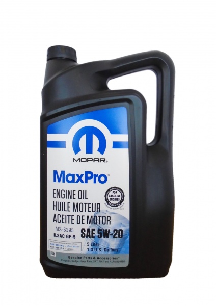 

Моторное масло Chrysler MOPAR MaxPro 5W-20 синтетическое 5 л