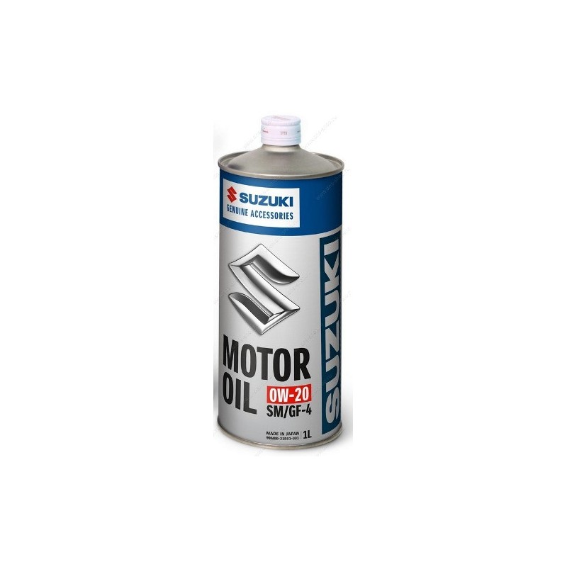 

Моторное масло Suzuki MOTOR OIL SEMI-SYNTHETIC 0W-20 полусинтетическое 1 л