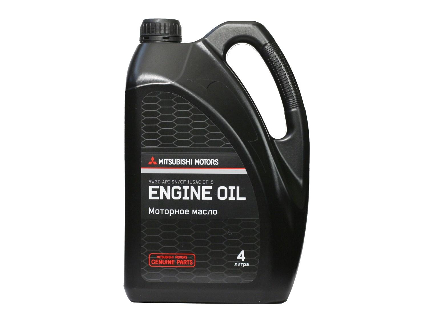 

Моторное масло Mitsubishi ENGINE OIL синтетическое 5W-30 4 л