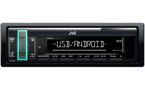

Автомагнитола 1DIN. JVC KD-X161