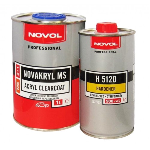 

Лак MS NOVAKRYL (Novol) 0,875 л + отвердитель 0,135 л
