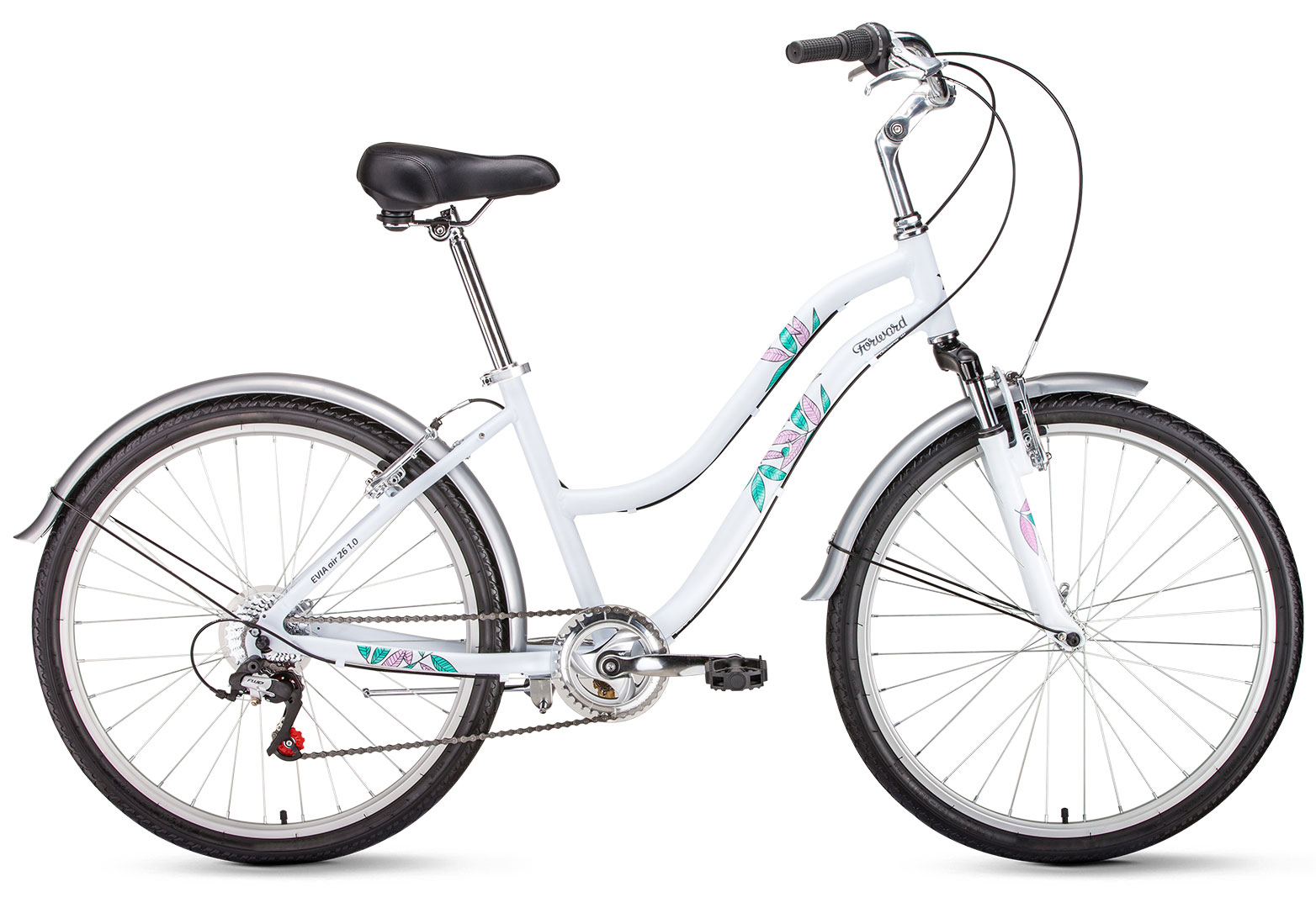 

Велосипед FORWARD EVIA 26 1.0 Белый матовый