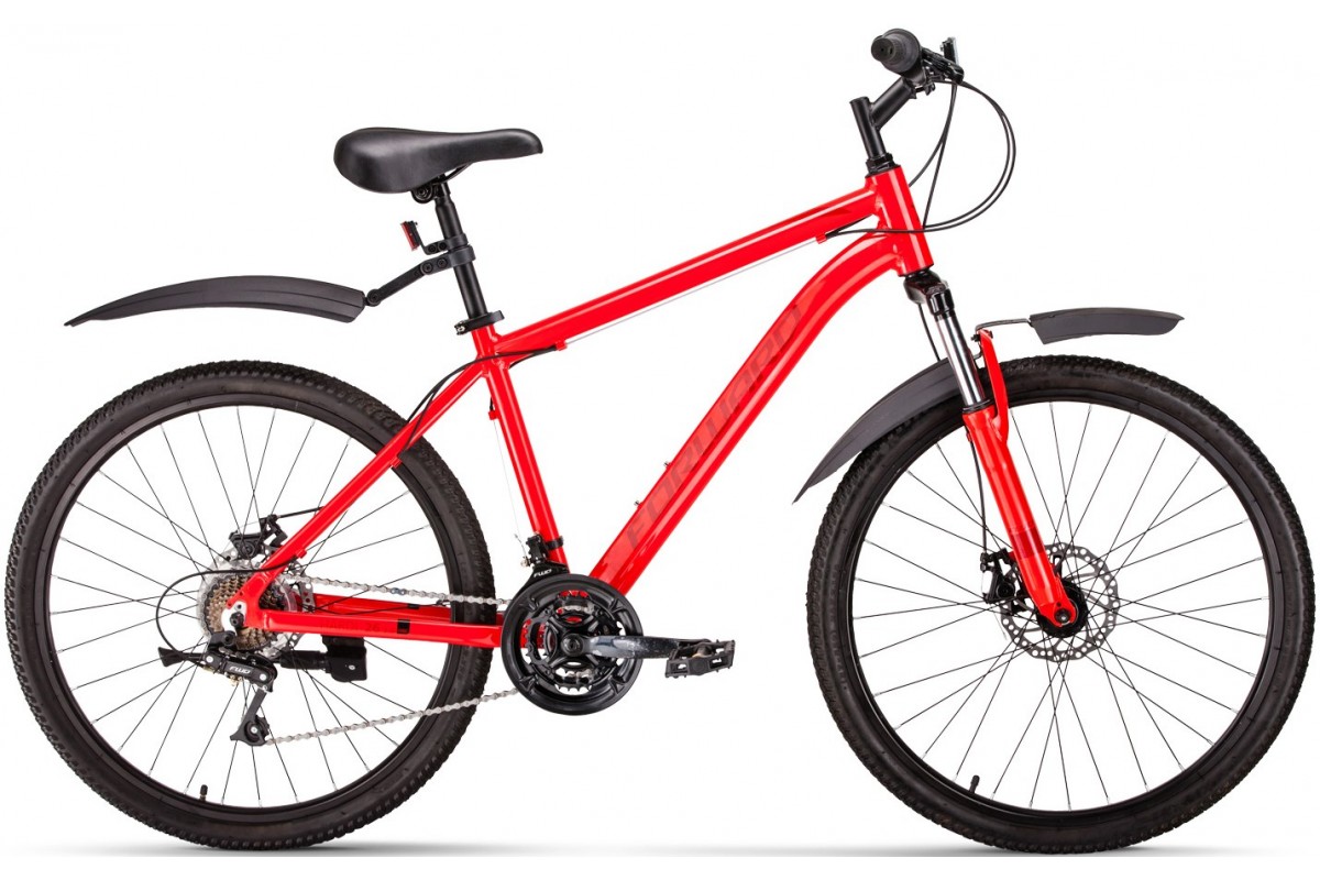 

Велосипед FORWARD HARDI 26 2.0 disc 26" 21 ск. (рама 17") Красный