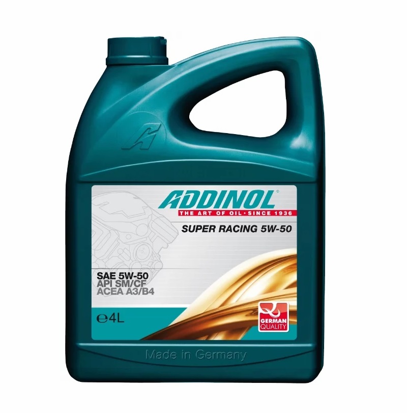 

Масло моторное ADDINOL Super Racing 5W-50 SM/CF A3/B4 (4 л)