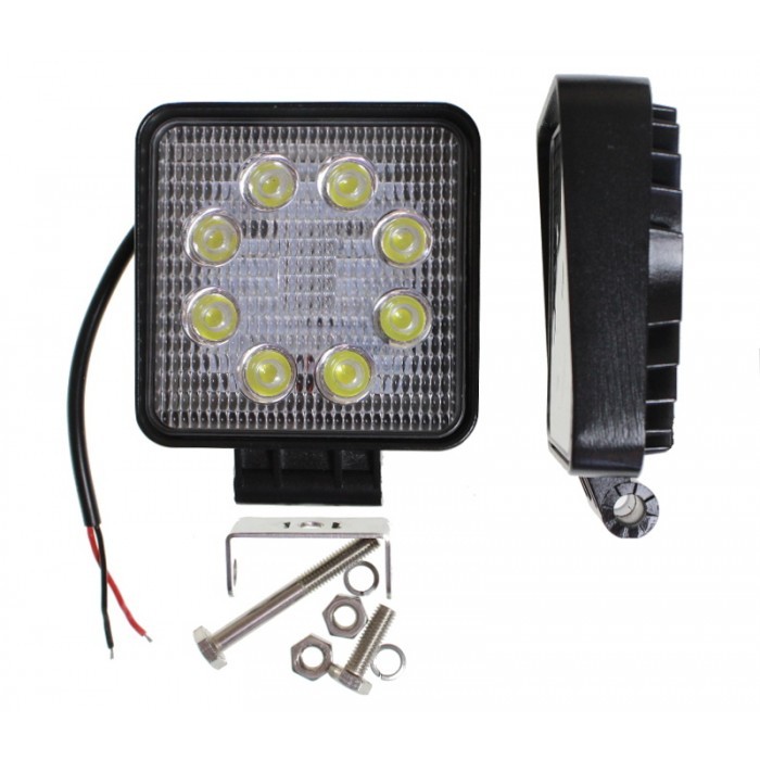 

Фара дополнительная светодиодная (квадратная) 24W (8х3W) 10-30V Spot 106х106х47мм YADA