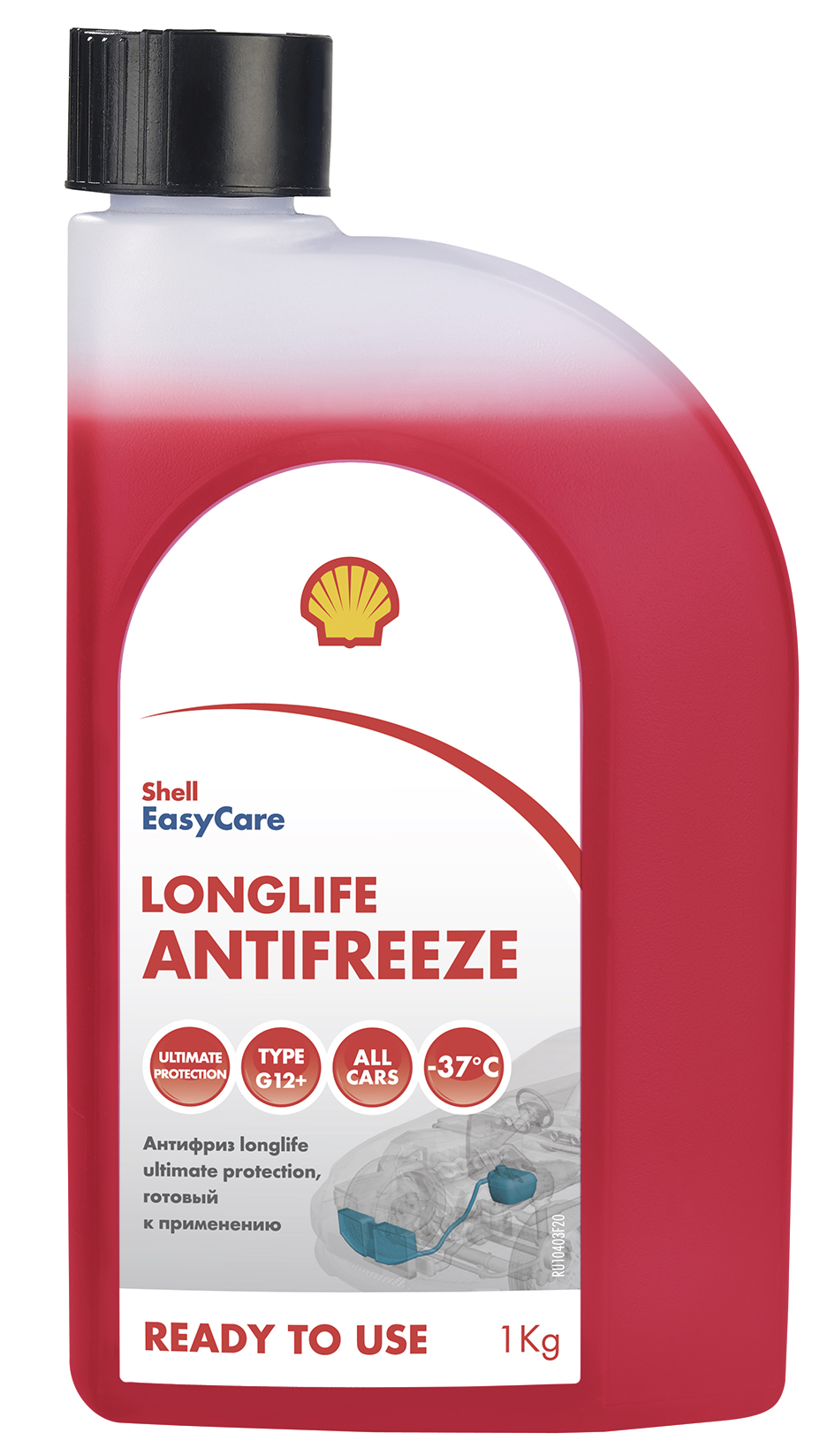 

Антифриз SHELL Longlife Ultimate красный G12 1кг